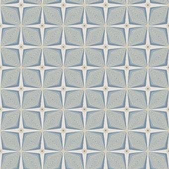 Origami Wallpaper Bleu Etoffe.com x Papier Français