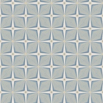 Papel pintado Origami Bleu Etoffe.com x Papier Français