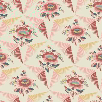 Papel pintado Pétales de Lave Ecru Etoffe.com x Papier Français