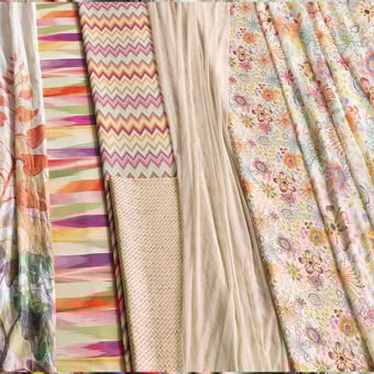 Tela Agadir Arancio multicolor Missoni Home