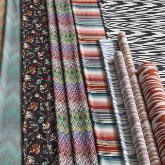 Tessuto Amarillo Multicolor Missoni Home