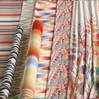 Andalusia Outdoor Fabric Arancio multicolor Missoni Home