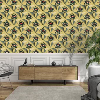 Pétales de Lave Original Wallpaper Original Papier français 