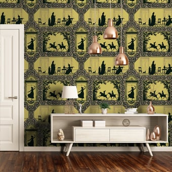Silhouettes Original Wallpaper Original Papier français 