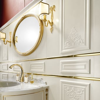 Boiserie Rifle Tile bianco brillant Petracer's