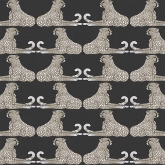 Papel pintado adhésif Reclinoing Cheetahs Black York Wallcoverings
