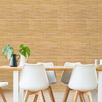 Bambù Strié Wallpaper Paglia Dedar