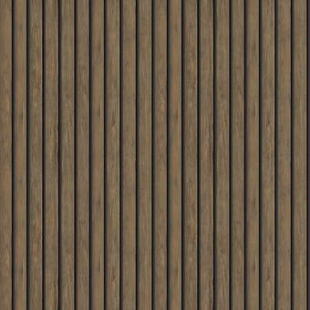 Wooden Fence Wallpaper Marron Montecolino