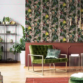 Exotic flower Wallpaper Multi Montecolino