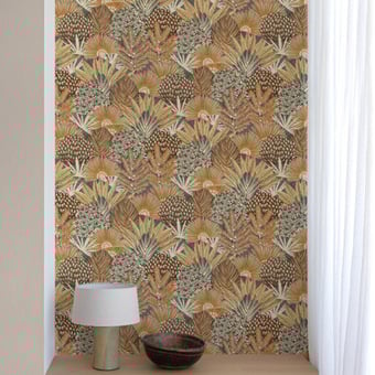 Carta da parati Wild foliage Ochre Montecolino