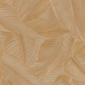 Leaf Wallpaper Beige Montecolino