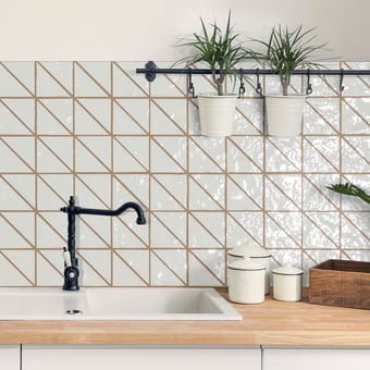 Mosaïque Triangoli Monocolore Elba Antiche Fornaci D'Agostino