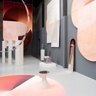 Tapis Angular Composition Sand Ash MOOOI
