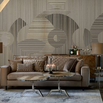 Carta da parati murale Material effect Beige Montecolino