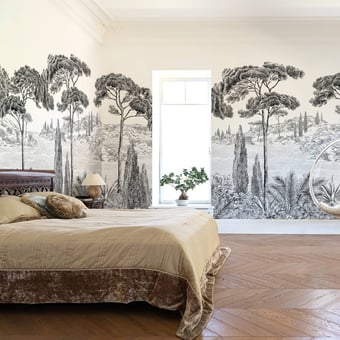 Panoramatapete Péninsule 150x330 cm - 3 lés - côté gauche Isidore Leroy