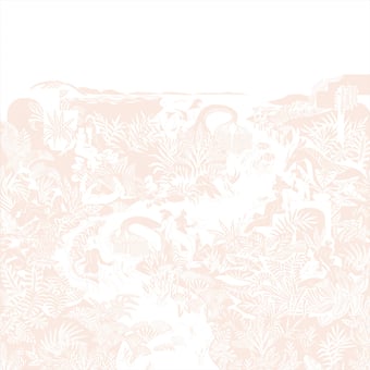 Papier peint panoramique Eternelles Nude 150x330 cm - 3 lés - côté gauche Isidore Leroy