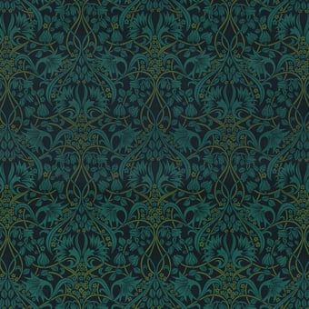 Velluto Fritillerie Indigo/Teal GP & J Baker