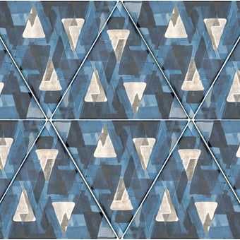 Carreau Impressioni platino Azzurro Platino Petracer's