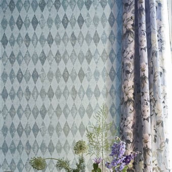 Papier Peint Arlecchino Eau de Nil Designers Guild