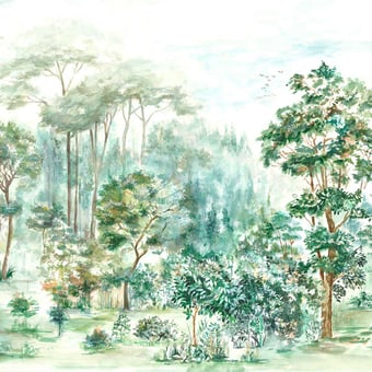Ovidio Linen Panel Spring Coordonné