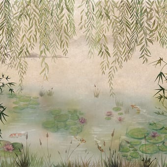 Lotus Linen Panel Spring Coordonné