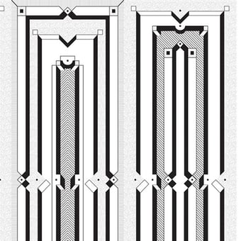 Boiserie Panel Noir Texturae