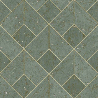 Diamond Cork Wallpaper Lagoon Coordonné