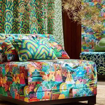 Velours Journey of Discovery Ionian/Harissa/Emerald Harlequin