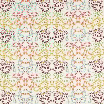 Serpenti Fabric Bleached Coral/Paprika/Positano/Azul Harlequin