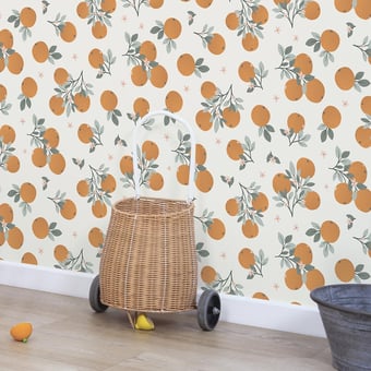 Tangerine Wallpaper Orange Lilipinso