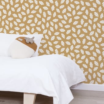 Papier peint Oak Leaves Camel Lilipinso