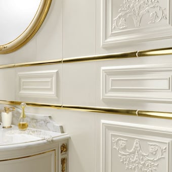 Piastrella Riposo carré bianco brillant Petracer's