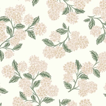 Papier peint Hydrangea White & Blush Rifle Paper Co.