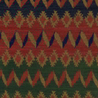 Cortina Fabric Blue Red Mindthegap