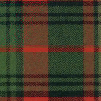 Tessuto Tyrolean plaid Green Red Mindthegap