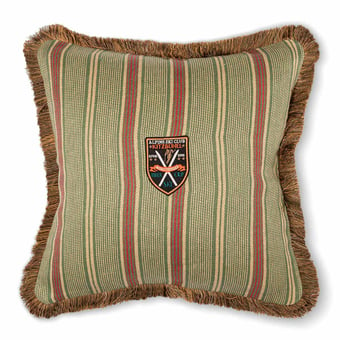 Tyrolean Stripes Cushion Green Mindthegap