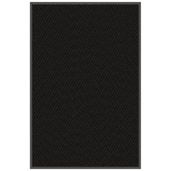 Sisal Plain Black in-outdoor Rug Solid Grey Bolon