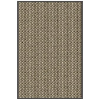Sisal Plain Beige in-outdoor Rug Solid Grey Bolon