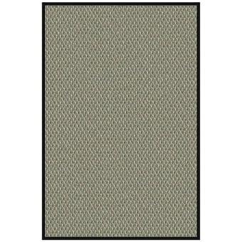 Sisal Plain Sand in-outdoor Rug Solid black Bolon