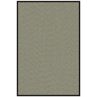 Tappeti Sisal Plain Sand in-outdoor Solid black Bolon
