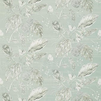 Amborella Silk Fabric Seaglass Harlequin
