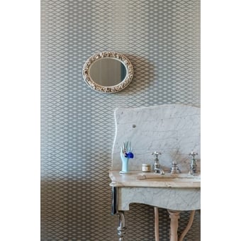Lattice Wallpaper Pavillon Farrow and Ball