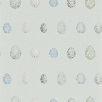Papier peint Nest Egg Marine Aqua Sanderson