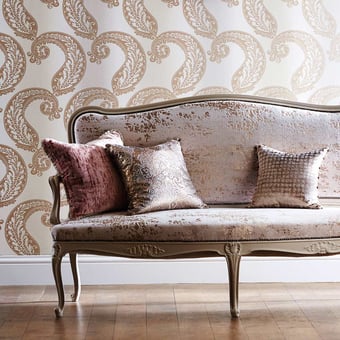 Papier peint Adella Blush Harlequin