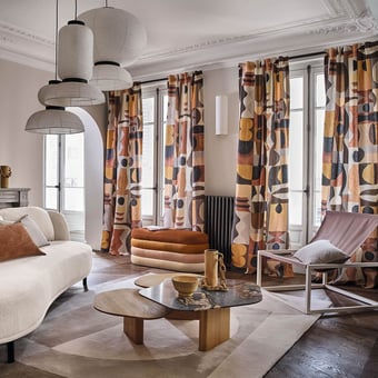 Tela Atelier Sud Terracotta/sable Casamance
