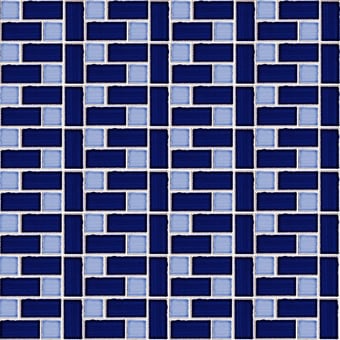 Mosaico Falpala Bicolor Pennellato Blu Francesco De Maio