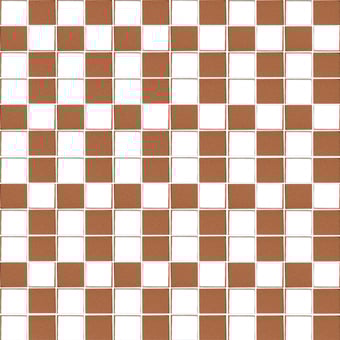 Mosaico Nastro Bicolor Bianco Vietri/Cotto Naturale Francesco De Maio