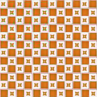Quadra Decor 2 Mosaic Pennellato Arancio/Sirio Arancio Francesco De Maio