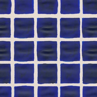 Velluto Splash Bleu et Blanc Babel Brune