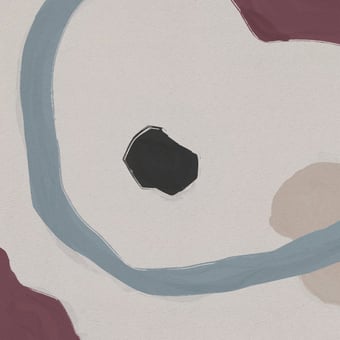 Velluto Ulysse Beige et Violet Babel Brune